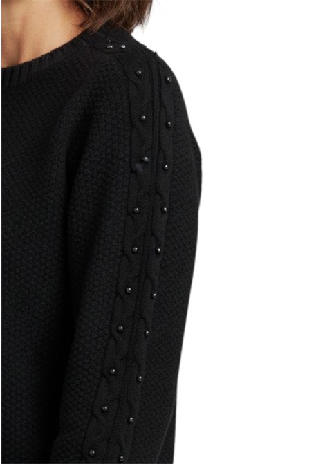 BEADED CREW-NECK JUMPER VALENTINA RIO | sweaters | V42490001